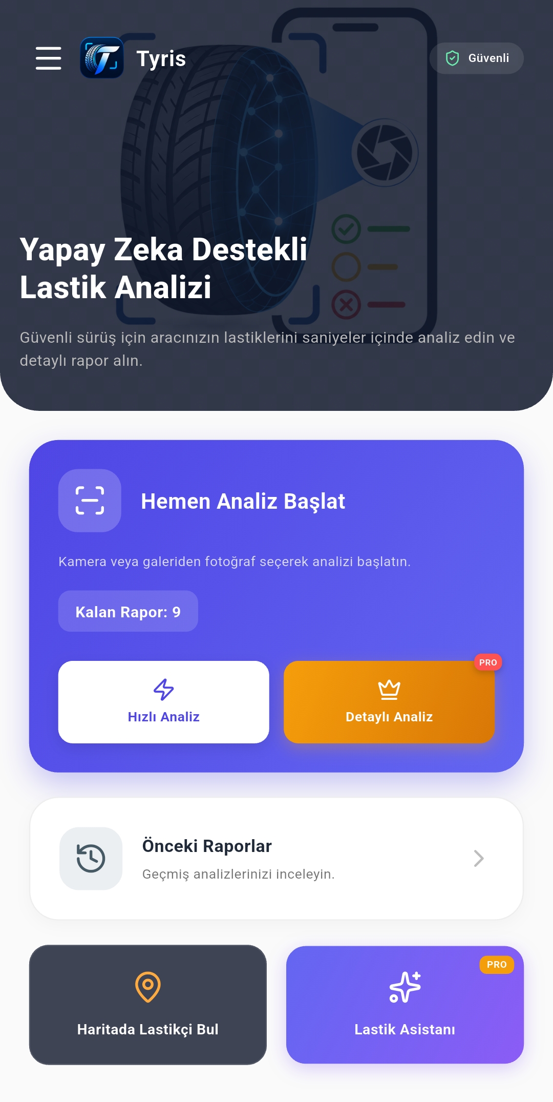 Tyris ana ekranı